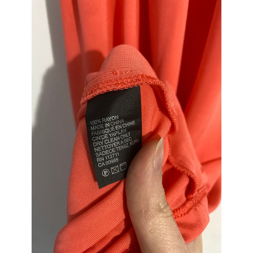 Jay Godfrey mini dress women size 4 coral pink elegant event cocktail date night - Picture 4 of 4